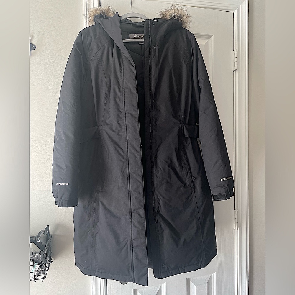 Eddie Bauer Superior Down Stadium Coat. Women’s medium